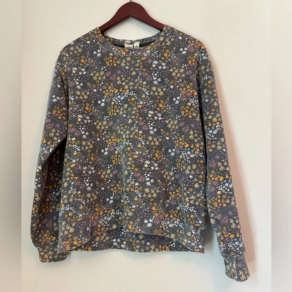 Tentree, M, Women’s Sweatshirt, Painted Dainty Flower Style - Picture 2 of 12